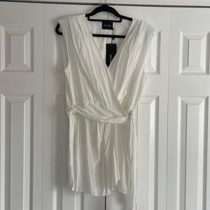 Vici White Romper NWT Medium